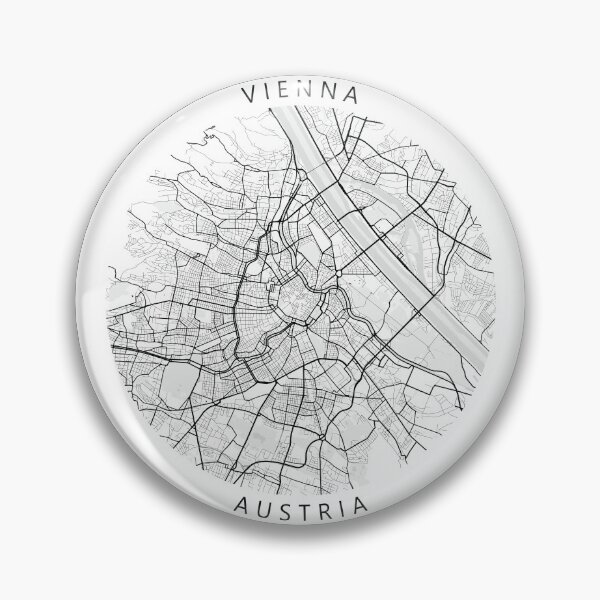 Item preview, Vienna, Austria Map (Theme 1) designed and sold by Mapnify.