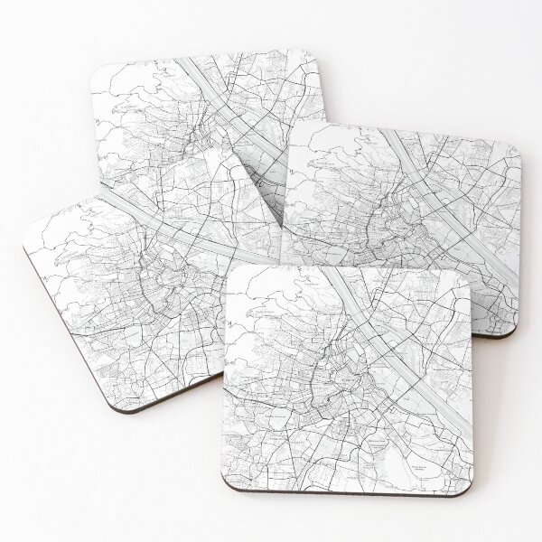 Item preview, Vienna, Austria Map (Theme 1) designed and sold by Mapnify.