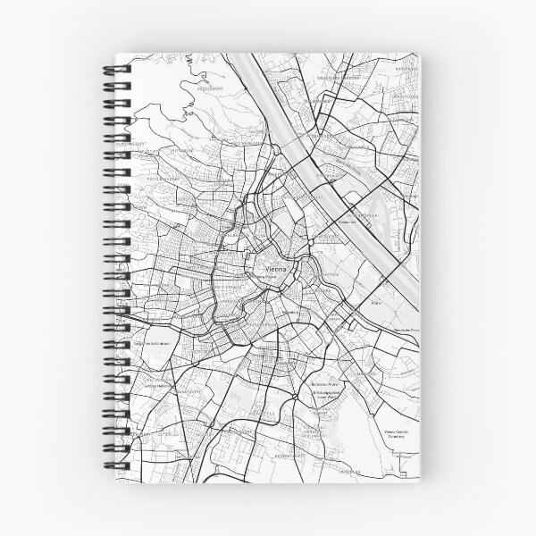 Item preview, Vienna, Austria Map (Theme 1) designed and sold by Mapnify.