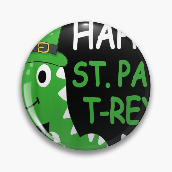 Item preview, Happy St Pat T-rex Day Dinosaur 1 designed and sold by YATNODJM.