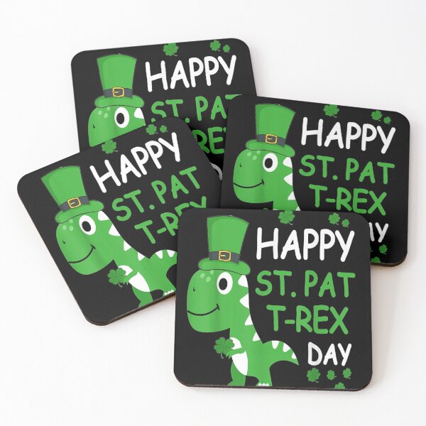Item preview, Happy St Pat T-rex Day Dinosaur 1 designed and sold by YATNODJM.