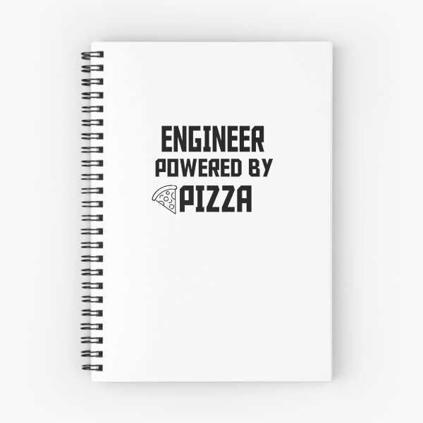 Item preview, ENGINEER POWERED BY PIZZA designed and sold by 30-Merch.