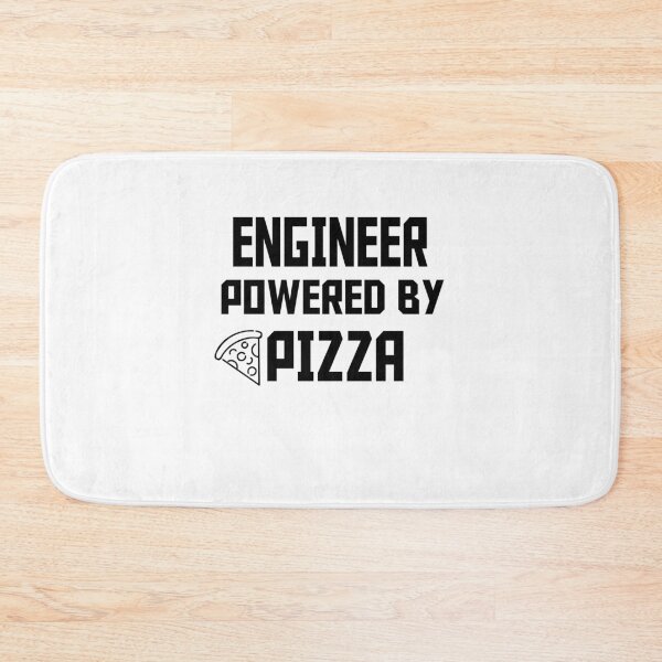 Item preview, ENGINEER POWERED BY PIZZA designed and sold by 30-Merch.