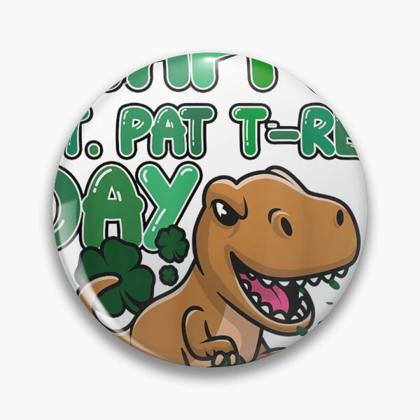 Item preview, Happy St Pat T-rex Day Dinosaur 2 designed and sold by YATNODJM.