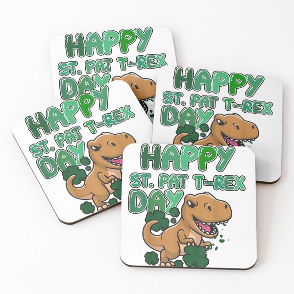 Item preview, Happy St Pat T-rex Day Dinosaur 2 designed and sold by YATNODJM.