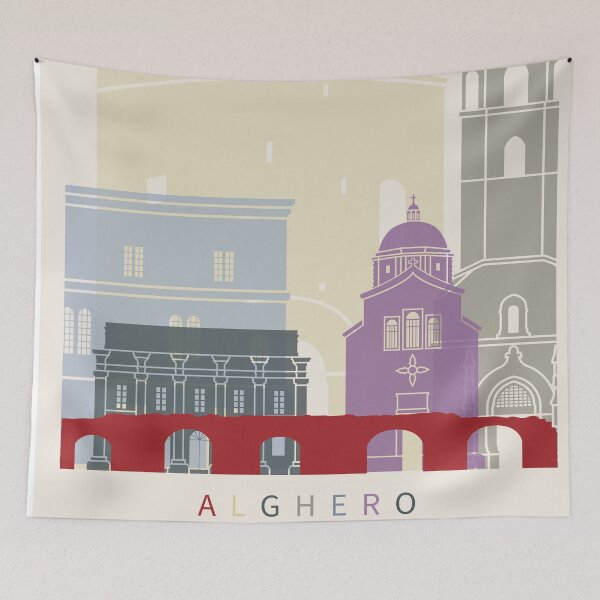 Item preview, alghero skyline poster designed and sold by paulrommer.
