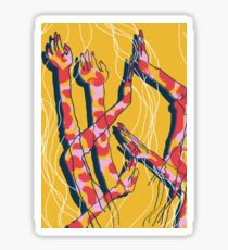 Expressive Arms in Yellow Sticker