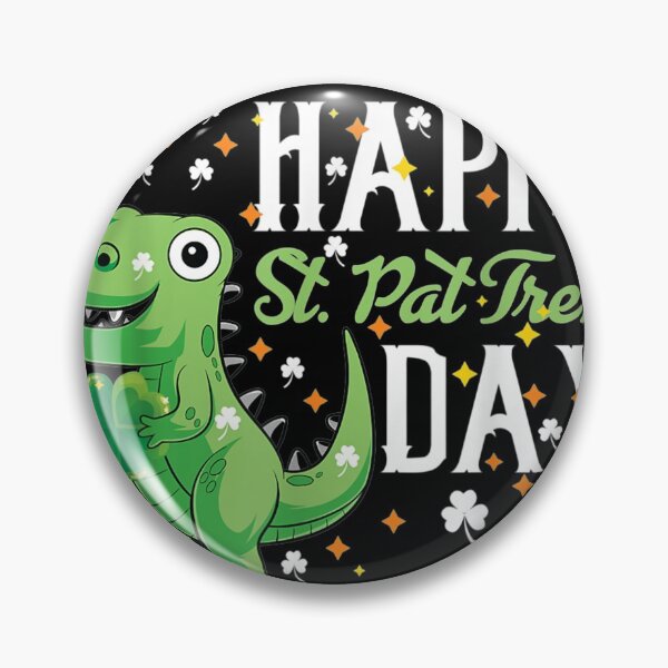 Item preview, Happy St Pat T-rex Day Dinosaur 3 designed and sold by YATNODJM.