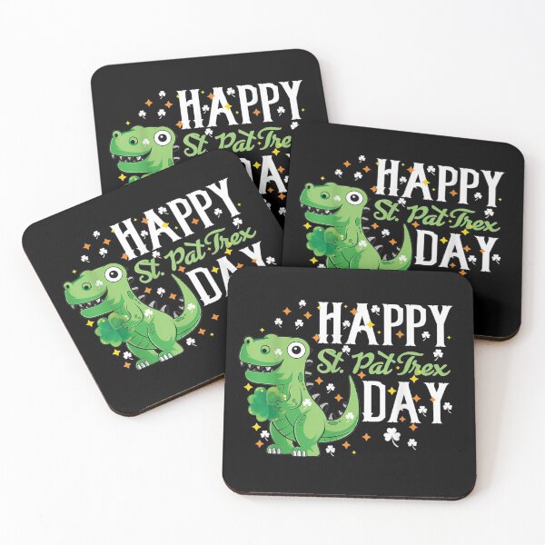 Item preview, Happy St Pat T-rex Day Dinosaur 3 designed and sold by YATNODJM.