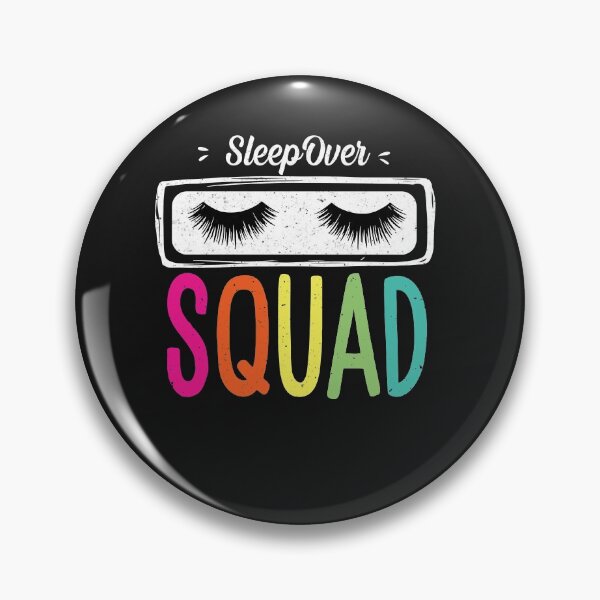 Item preview, SLEEPOVER SQUAD Funny Slumber Party Pajamas Gift Idea, Sarcastic Matching Sleep Text Joke Lover Designs T-Shirt designed and sold by bestdesigns2020.