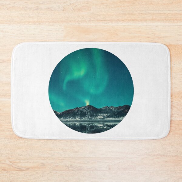 Item preview, magnetic blue northern lights skies shirt designed and sold by ImRotem.