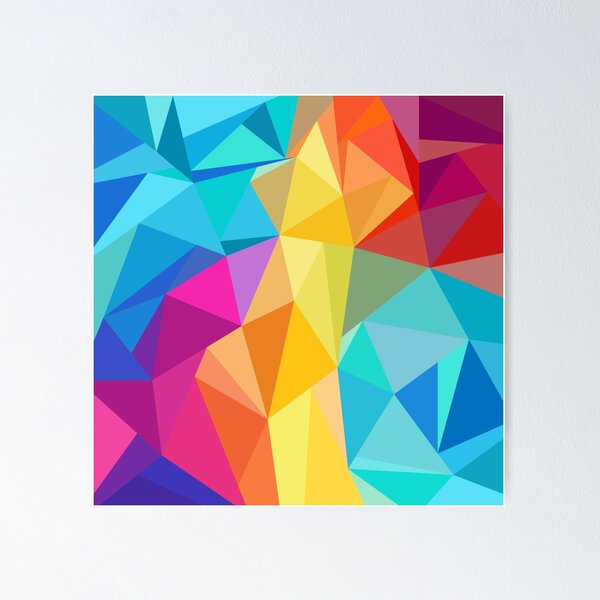 Item preview, Colorful Geometric Rainbow Pattern designed and sold by phee-phee.