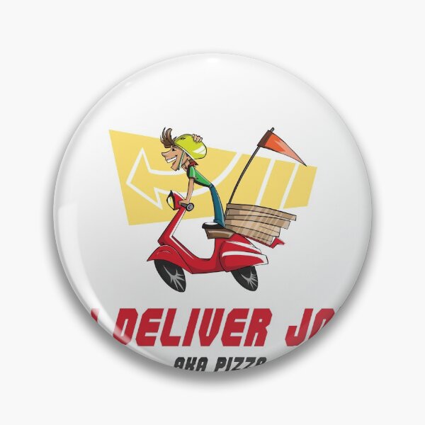 Item preview, I DELIVER JOY AKA PIZZA designed and sold by 30-Merch.