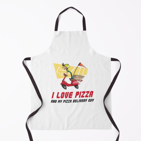 Item preview, I LOVE PIZZA AND MY PIZZA DELIVERY GUY designed and sold by 30-Merch.