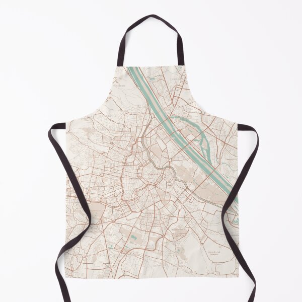Item preview, Vienna, Austria Map (Theme 2) designed and sold by Mapnify.