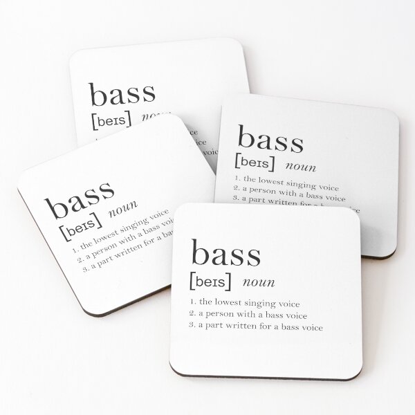 Item preview, Bass Dictionary Definition designed and sold by operaqueen.