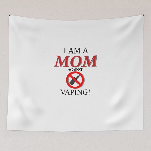 Aperçu de l'œuvre I am a MOM against VAPING! Essential T-Shirt créée et vendue par Mohidstores.