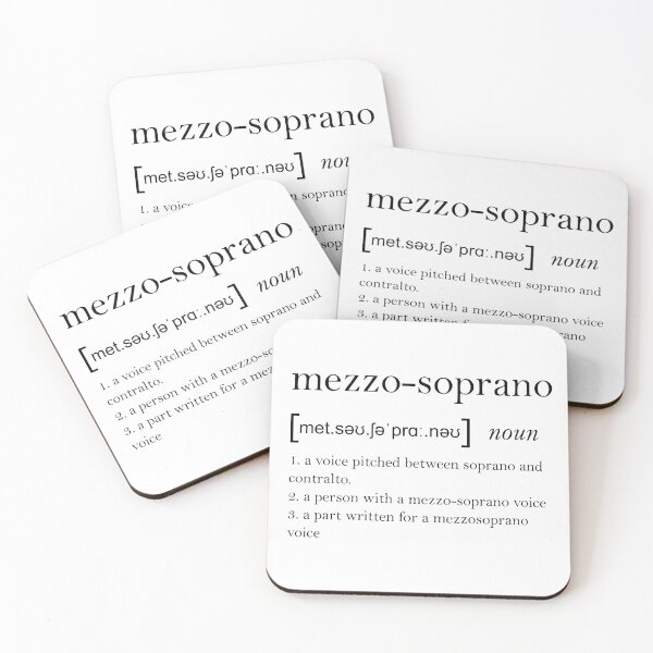 Item preview, Mezzo-Soprano Dictionary Definition designed and sold by operaqueen.