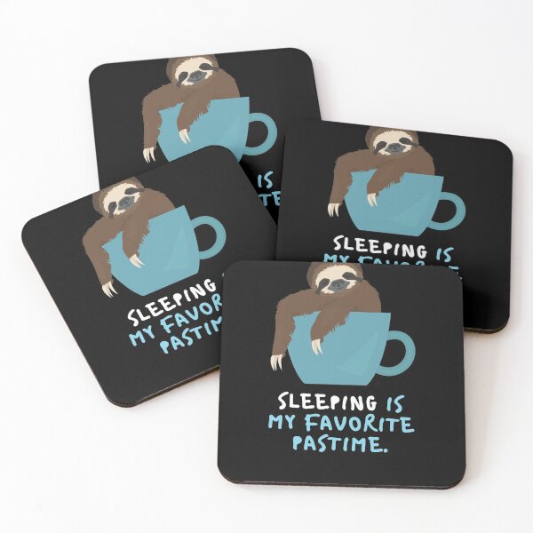 Item preview, Sleeping my favorite pastime sloth designed and sold by TAMBUGH.