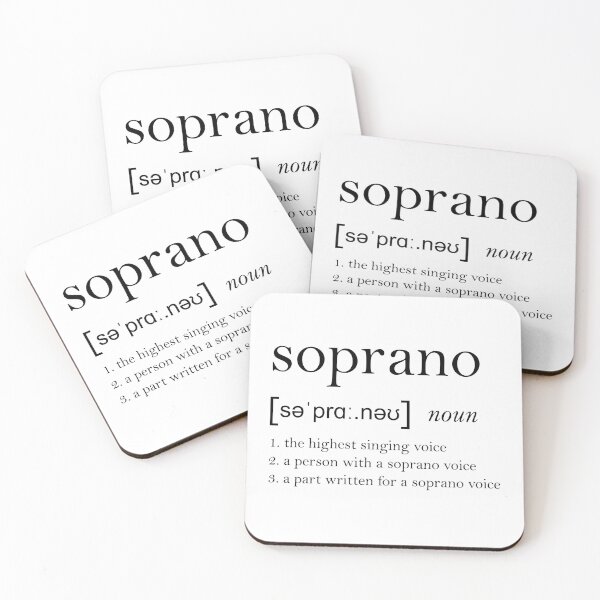 Item preview, Soprano Dictionary Definition designed and sold by operaqueen.