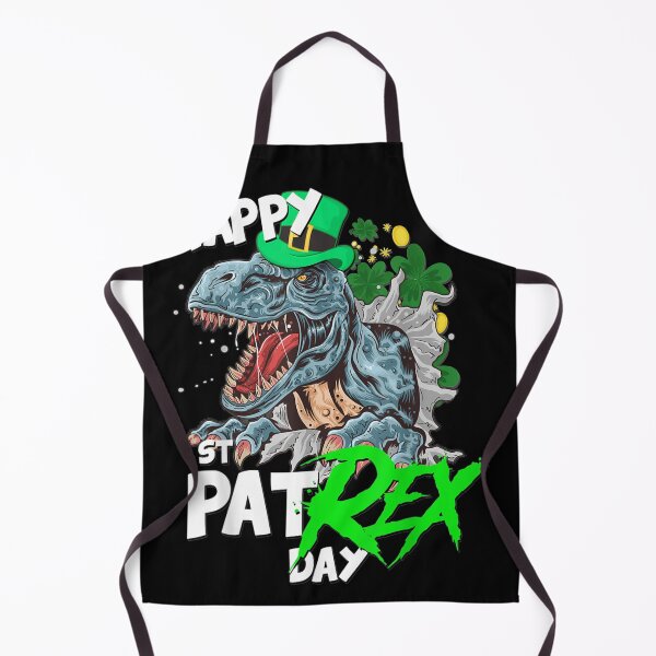Item preview, Happy St Pat T-rex Day Dinosaur 6 designed and sold by YATNODJM.