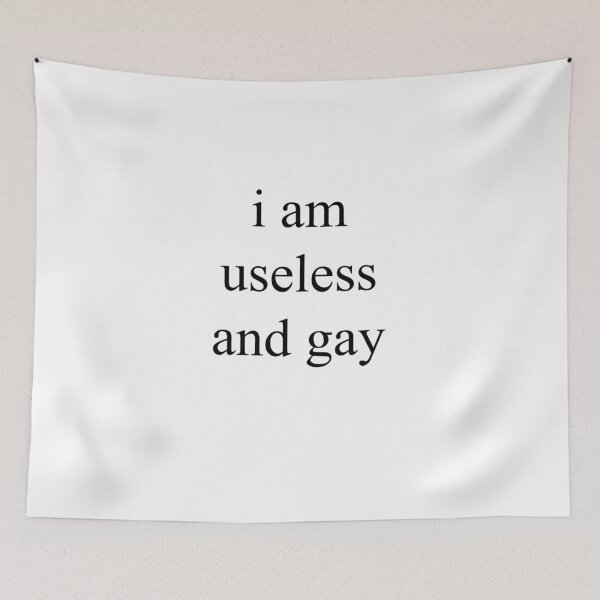Item preview, i am useless and gay Classic T-Shirt designed and sold by Mohidstores.