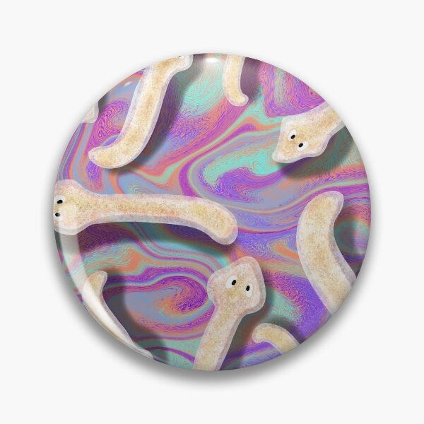 Item preview, Planaria artistic, second background designed and sold by Osher-BioArt.