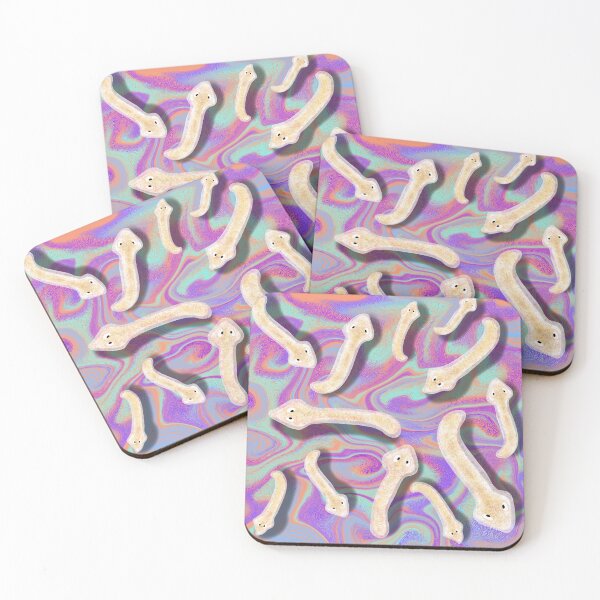 Item preview, Planaria artistic, second background designed and sold by Osher-BioArt.