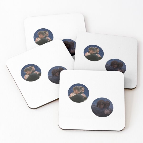 Item preview, sam and dean hugs with stars supernatural circle design designed and sold by LannisterOnMars.