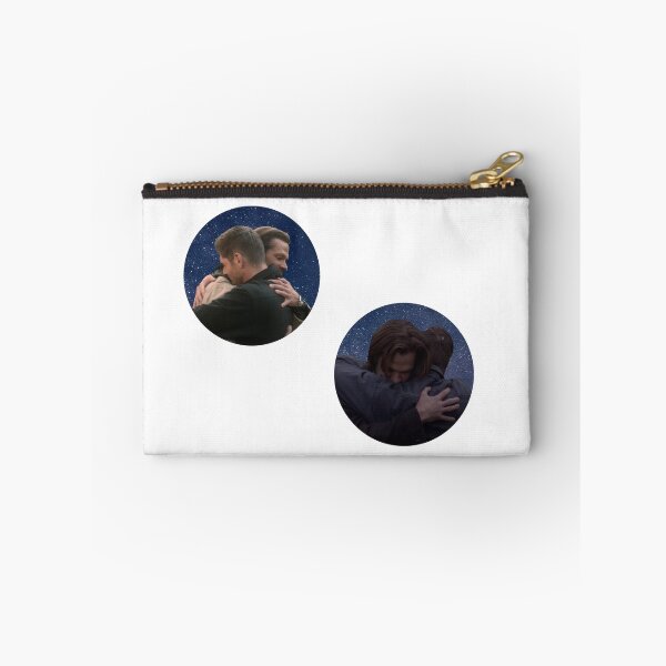Item preview, sam and dean hugs with stars supernatural circle design designed and sold by LannisterOnMars.