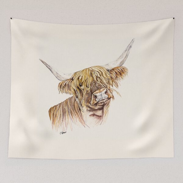 Item preview, Buttermilk Highland Cow  designed and sold by chris4gilbert.