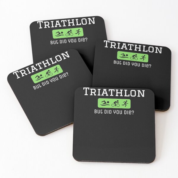 Item preview, Triathlon - But did you die? Green - Funny quote designed and sold by shopbikeshirt.