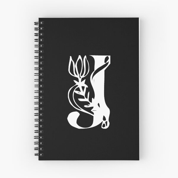 Item preview, Floral letter J designed and sold by DarkArtStudio.