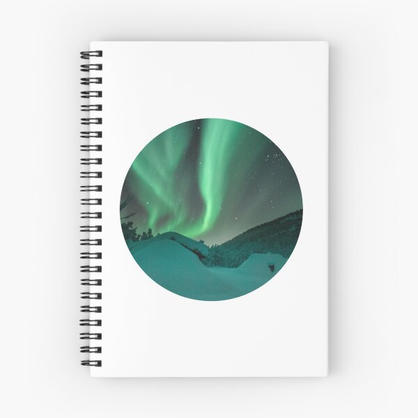 Item preview, magnetic green northern lights skies shirt designed and sold by ImRotem.