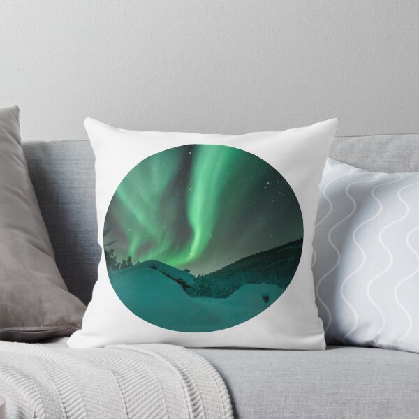 Item preview, magnetic green northern lights skies shirt designed and sold by ImRotem.