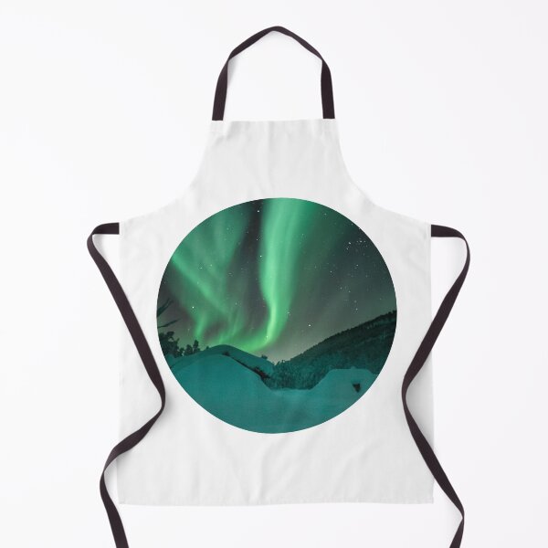 Item preview, magnetic green northern lights skies shirt designed and sold by ImRotem.
