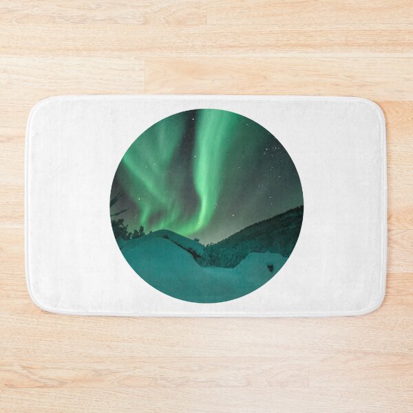 Item preview, magnetic green northern lights skies shirt designed and sold by ImRotem.