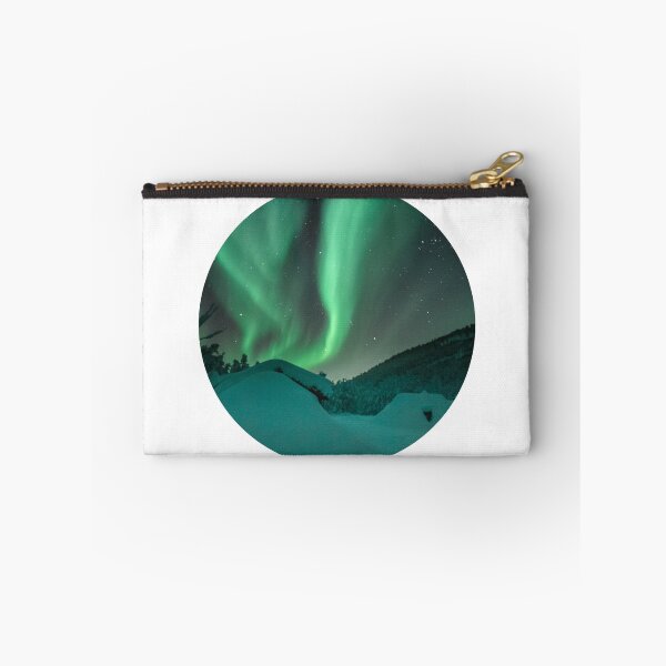 Item preview, magnetic green northern lights skies shirt designed and sold by ImRotem.