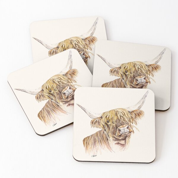 Item preview, Buttermilk Highland Cow  designed and sold by ArtChrisG.