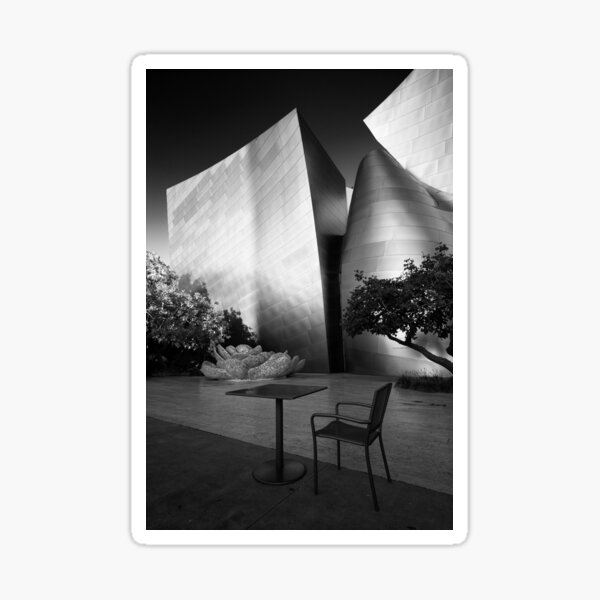 A seat in the sun - Los Angeles California USA Sticker