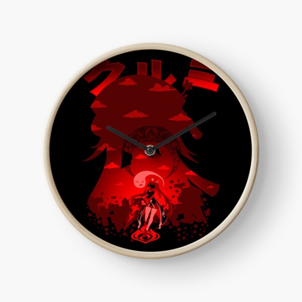 Hu Tao, Genshin Impact Clock for Sale by parkerku