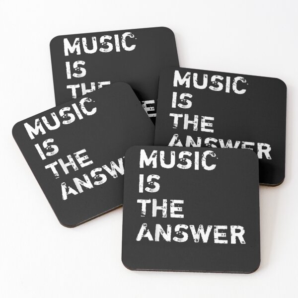 Artikelvorschau, Music is the Answer DJ T-Shirt T-Shirt entworfen und verkauft von Lukifo-Tender.