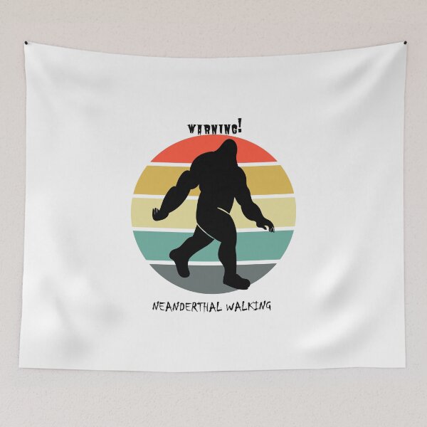 Item preview, Warning! Neanderthal Heading Your Way! designed and sold by TeesbyGinyard.