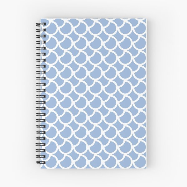 Item preview, Summer light blue plain background and white art deco pattern designed and sold by Brontorino.