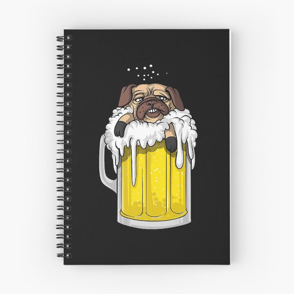 Item preview, Pug Dog Beer Drinking Party Funny Men Women T-Shirt designed and sold by Lukifo-Tender.