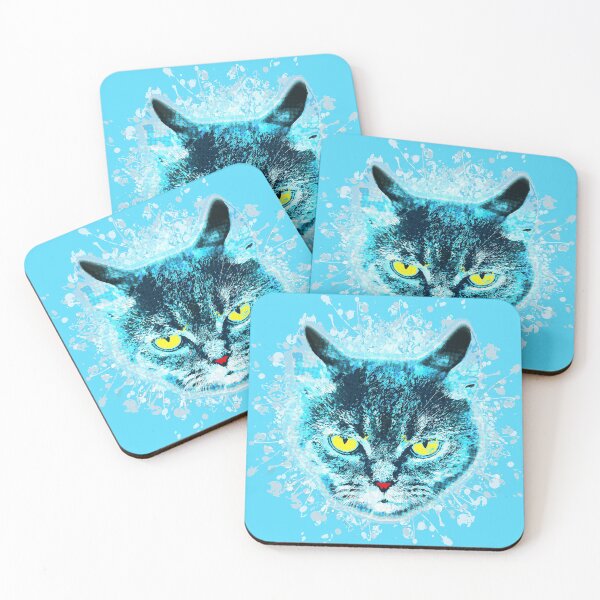Item preview, Vector Grunge cat face. designed and sold by orgus88.