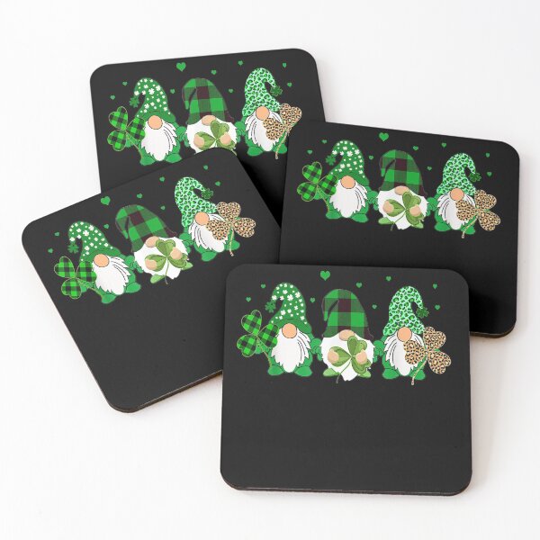 Item preview, Three Gnomes Holding Shamrock 1 designed and sold by YATNODJM.