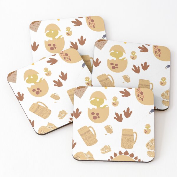 Item preview, Artisctic girly pattern of Dinosaur and eggs| Archaeologist cute gift  designed and sold by chi vana.