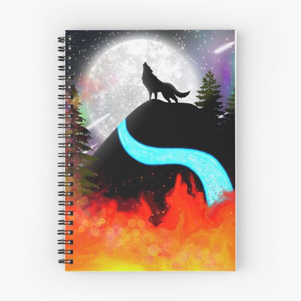 Item preview, Fire Wolf Silhouette  designed and sold by Calypso1302.