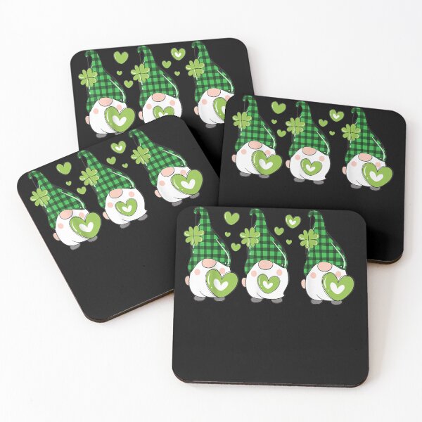 Item preview, Three Gnomes Holding Shamrock 3 designed and sold by YATNODJM.